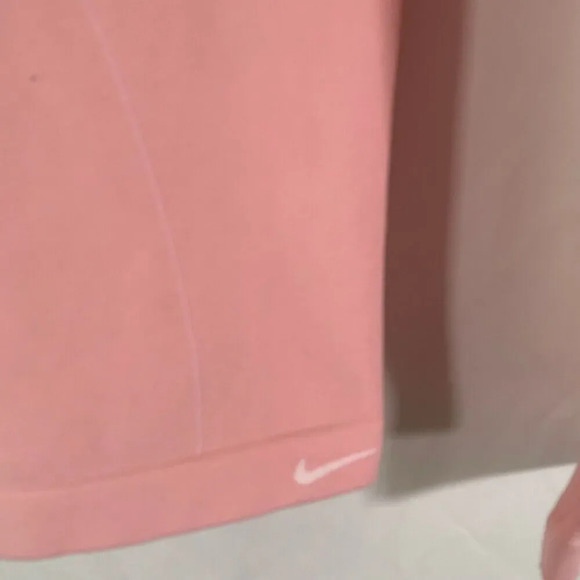 Nike Top Women's Large/XL Pink Long Sleeve Crew Neck Polyester Blend Shirt - Picture 2 of 7